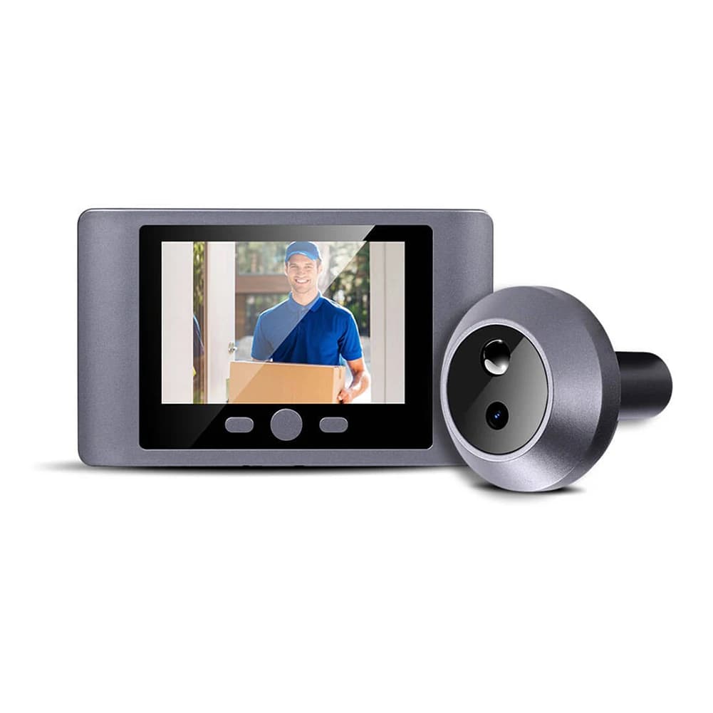 Mini Peephole Smart Wireless Door Viewer Camera PIR Motion Detection Digital Door Viewer 2.8 Inch Doorbell Door Camera 2000mAh