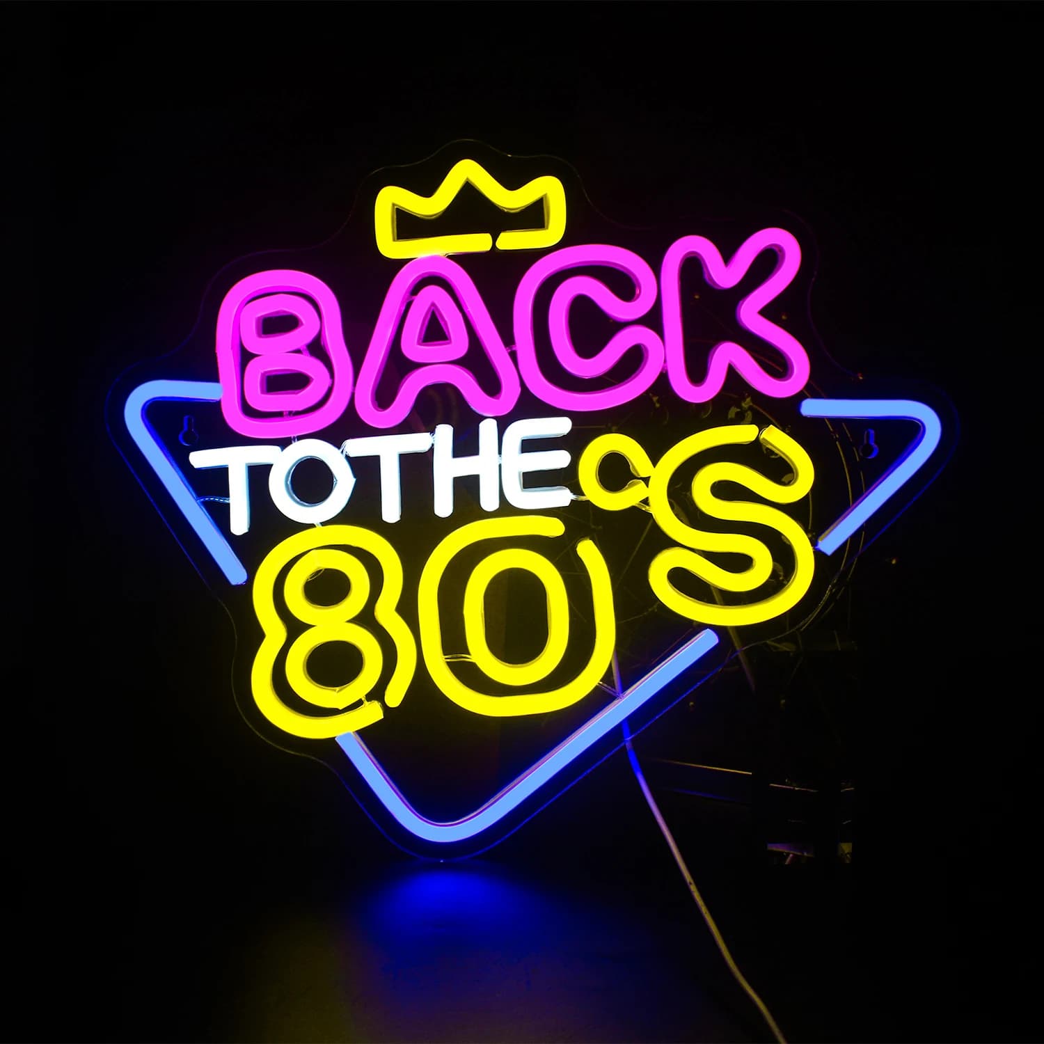 Torna alla decorazione della parete dell'insegna al Neon degli anni '80 Led Light Led Sign estetica Room Decor personalizzato Bar Shop Signage Business Neon Sign