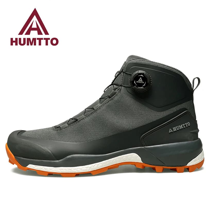 HUMTTO scarpe da trekking da uomo invernali alte calde scarpe da caccia antiscivolo da donna sport all'aria aperta ammortizzazione stivali da neve Stivali tattici