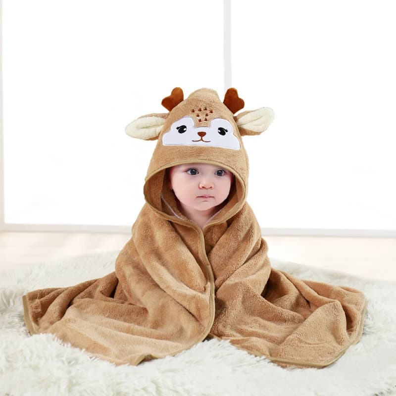 Asciugamano da bagno per bambini Cartoon Swaddle per bambini Accappatoio morbido per bambini Asciugamano con cappuccio Coperta calda per dormire Swaddle Wrap per neonati Ragazzi Ragazze