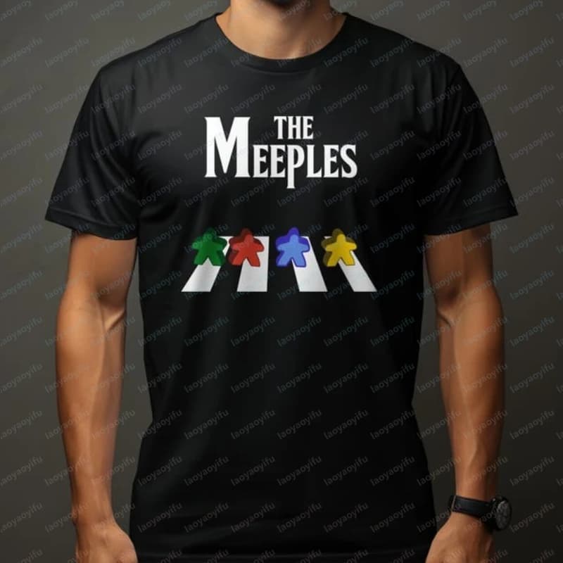 The Meeple Board Game Lovers Meeple Tabletop Games Meeps Magliette grafiche in cotone Abbigliamento da donna Y2k Top Camicie per donna Top