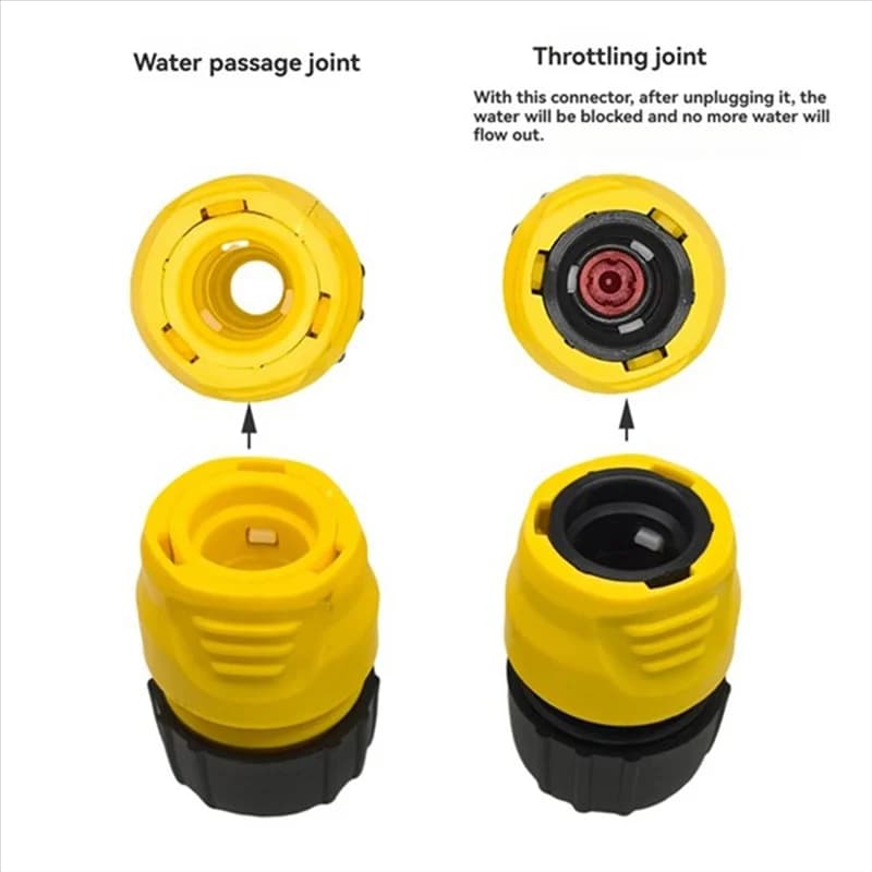 Universal joint for hose 2.645-192.0 Straight stop valve joint for garden water for Karcher 1/2 inch 5/8 inch 3/4 inch