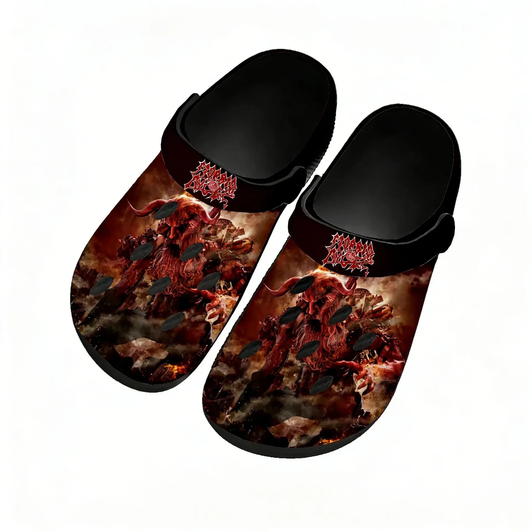 Morbid Angel Water Shoes Mens Womens Comfortable Fashion Home Garden Clogs Customizd Sandals Beach Breathable Hole Slippers