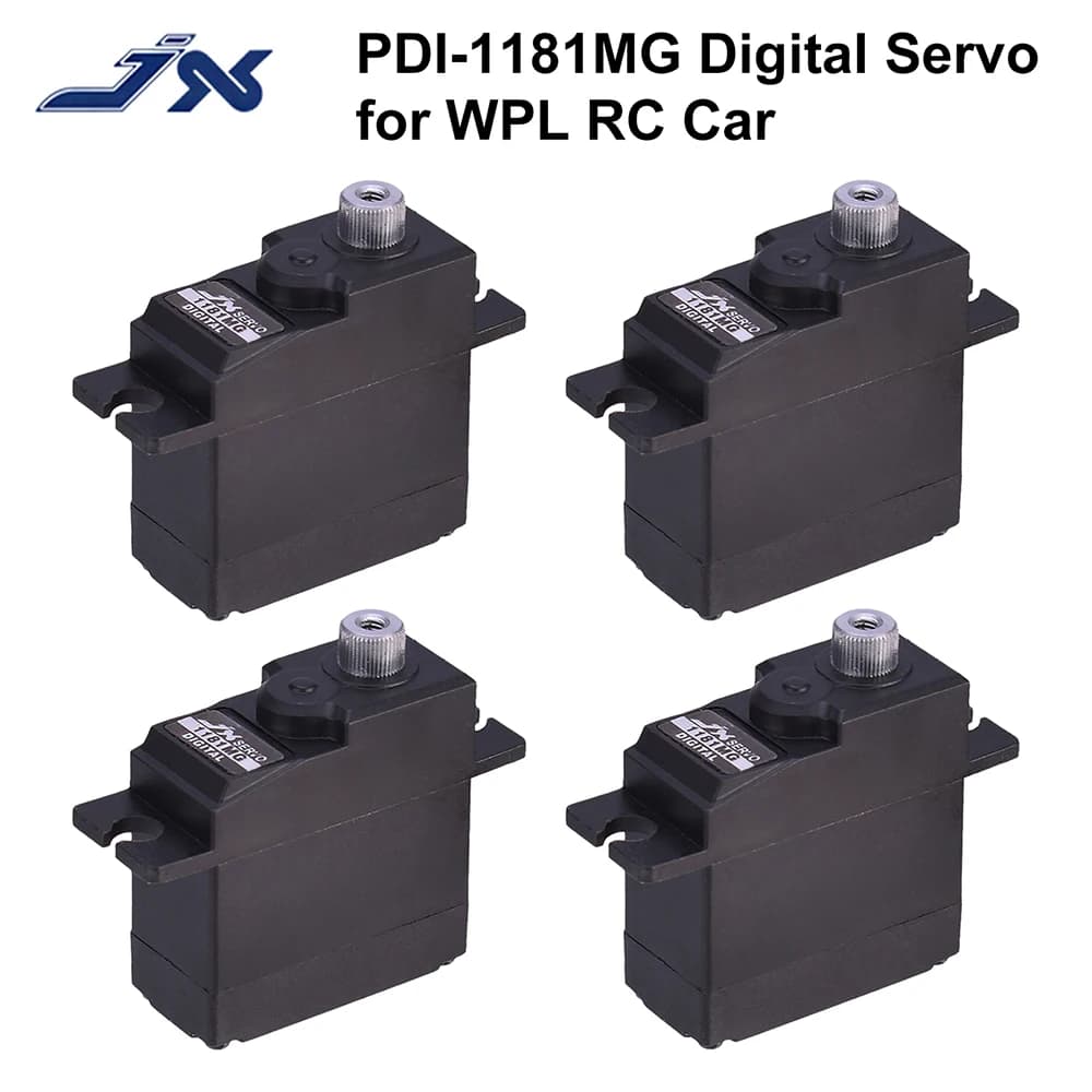 New 1-4pcs High Quality JX Servo PDI-1181MG 18g 3.5KG Metal Gear Digital Core Servo for WPL RC Car Airplane WLtoys 144001