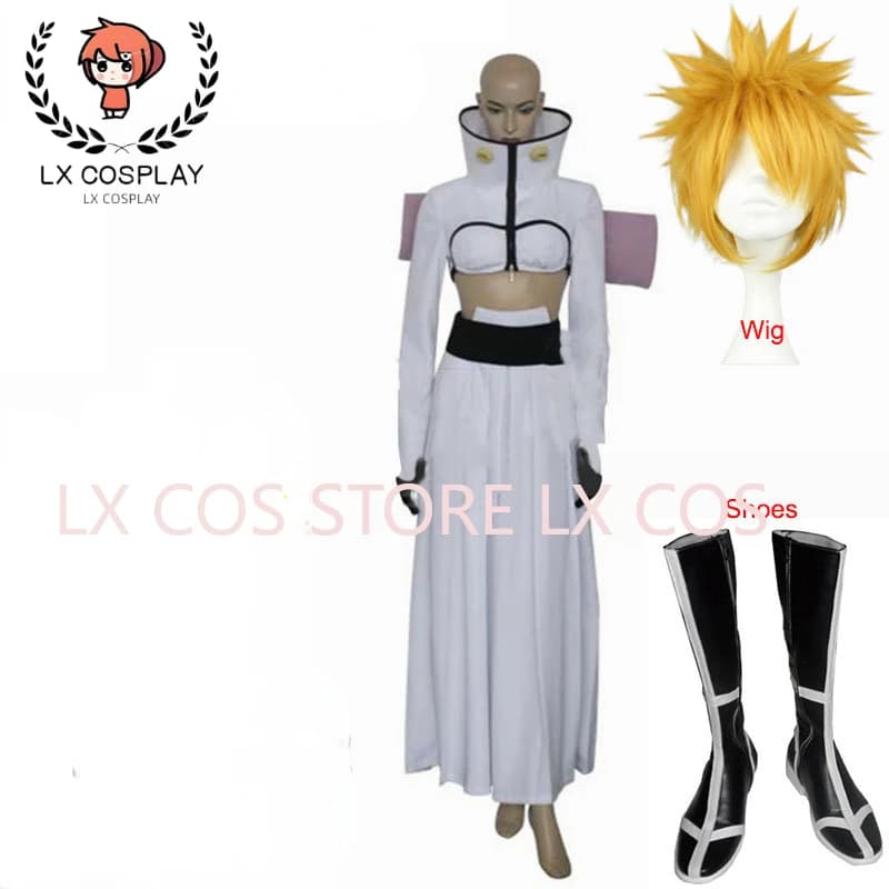 Anime Tercera Espada Tear Halibel Costume Cosplay Parrucca Scarpe Capodanno Costume di Natale Vestiti