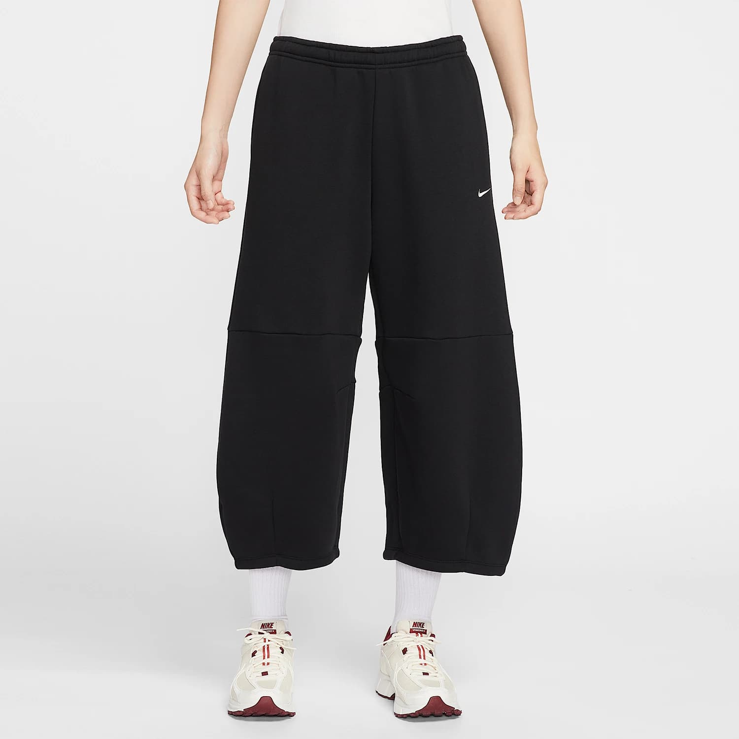 Pantaloni corti da donna Nike originali Sportswear, larghi e morbidi, a vita media, IM7475-010