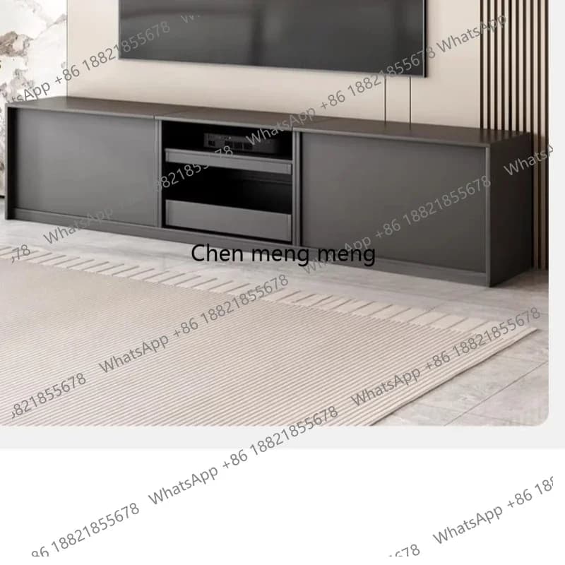 F181 Laser TV special cabinet modern and simple, floor-to-ceiling small apartment living room, projector telescopic table