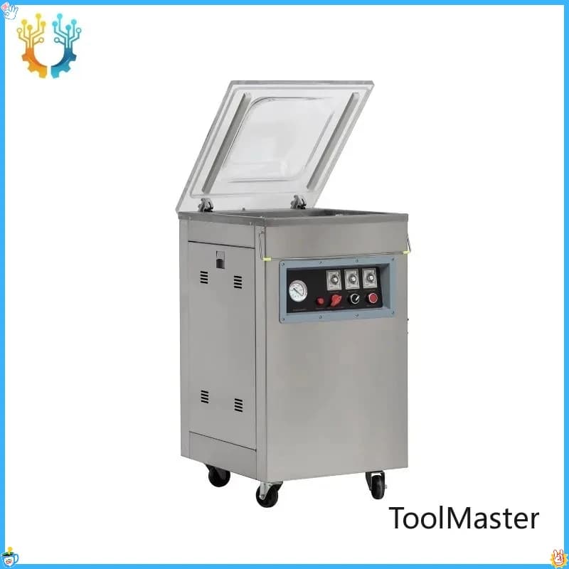 【2026】WANHE Macchina per Confezionamento Sottovuoto Elettrica Semi-Automatica con Funzionamento One-Touch per Pollo, Anatra, Pesce, Carne, Frutta Secca