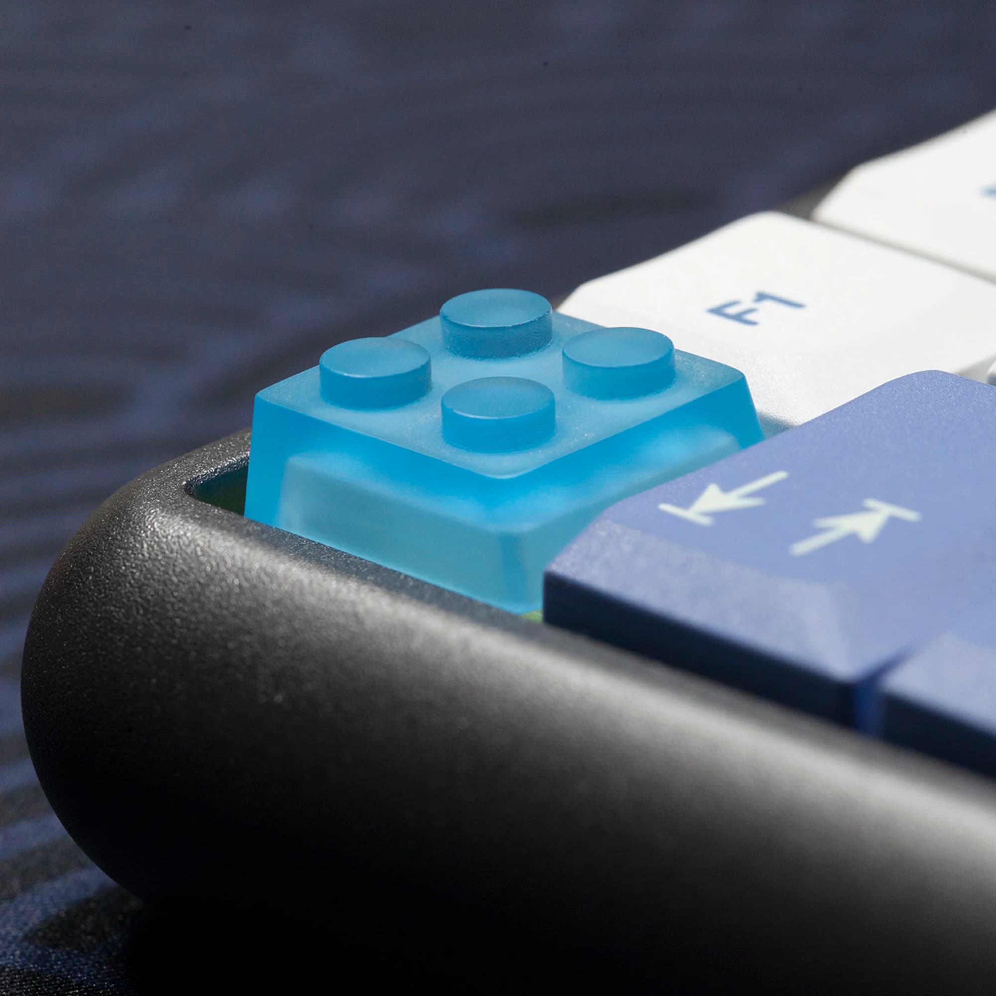 Building Blocks Toys Resin Artisan Keycap a basso profilo Keycap per tastiera meccanica a basso profilo MX Stem fatta a mano blu verde rosso