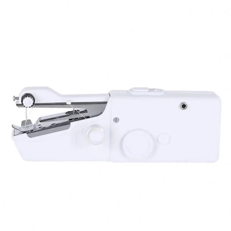 Mini Macchina da Cucire Portatile 101 per Uso Domestico, Elettrica con 3 Opzioni di Alimentazione, Adattatore USB, Punto a Catenella, Realizzata in Ferro Metallico