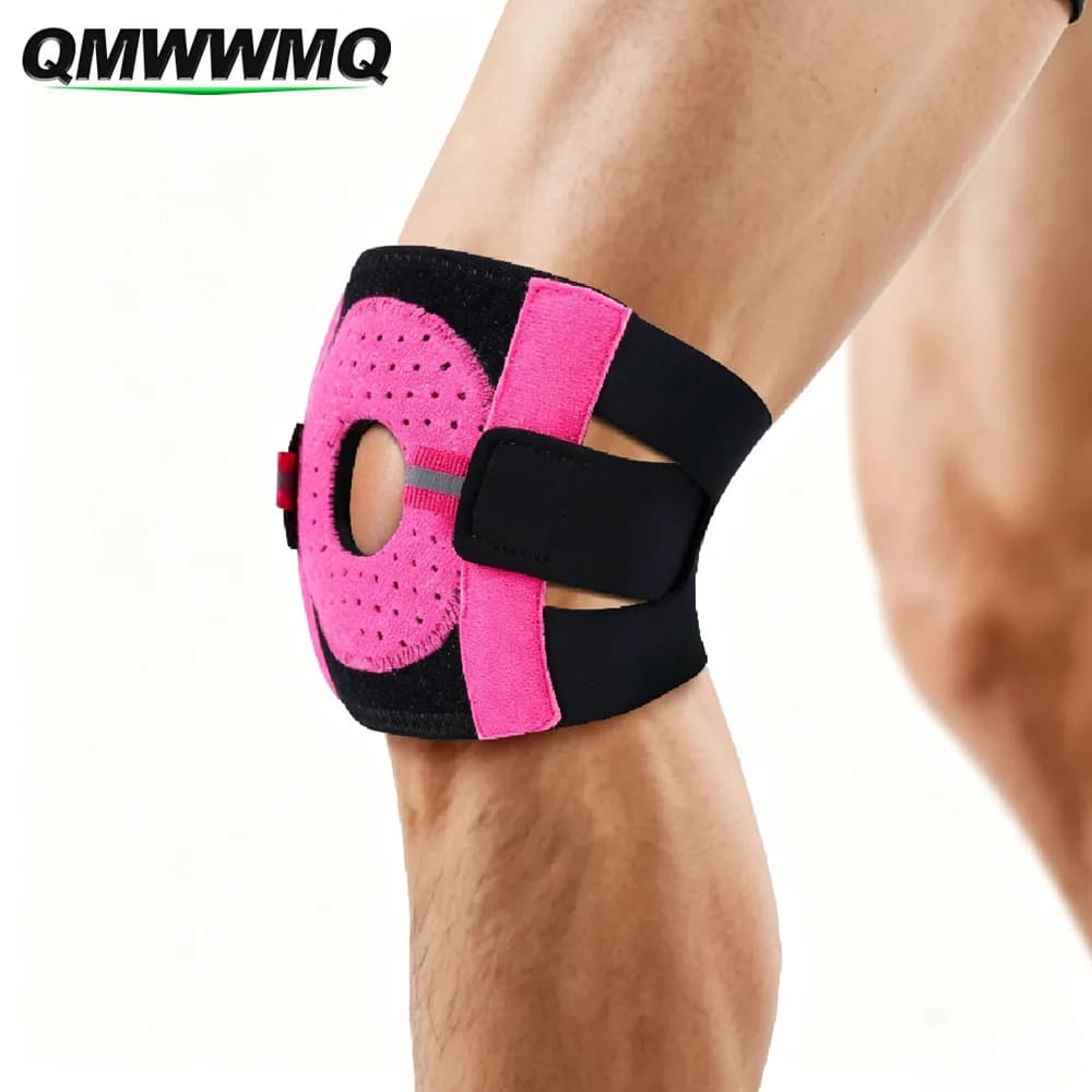 Supporto per Ginocchio Sportivo con Compressione, Protezione per Rotula, per Uomini e Donne, Sollievo da Artrite e Dolore al Ginocchio