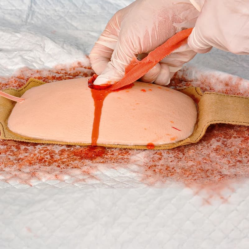 Kit per Ferite di Forma Irregolare Indossabile, Strisce Adesive Mediche per Pronto Soccorso, Tamponi in Garza Non Tessuta con Fascia Elastica