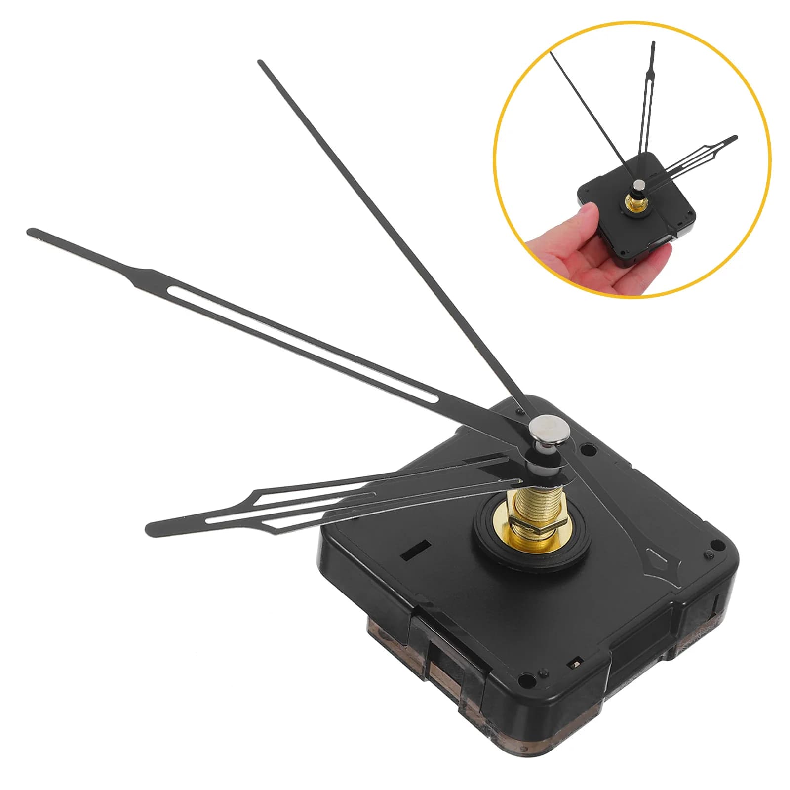 1Set Silent Wall Clock Movement Mechanism Al Quartz Kit 30Cm Diameter 8-10Mm Thickness FAI Watch FROM YOU Creation of Repair Spare Parts