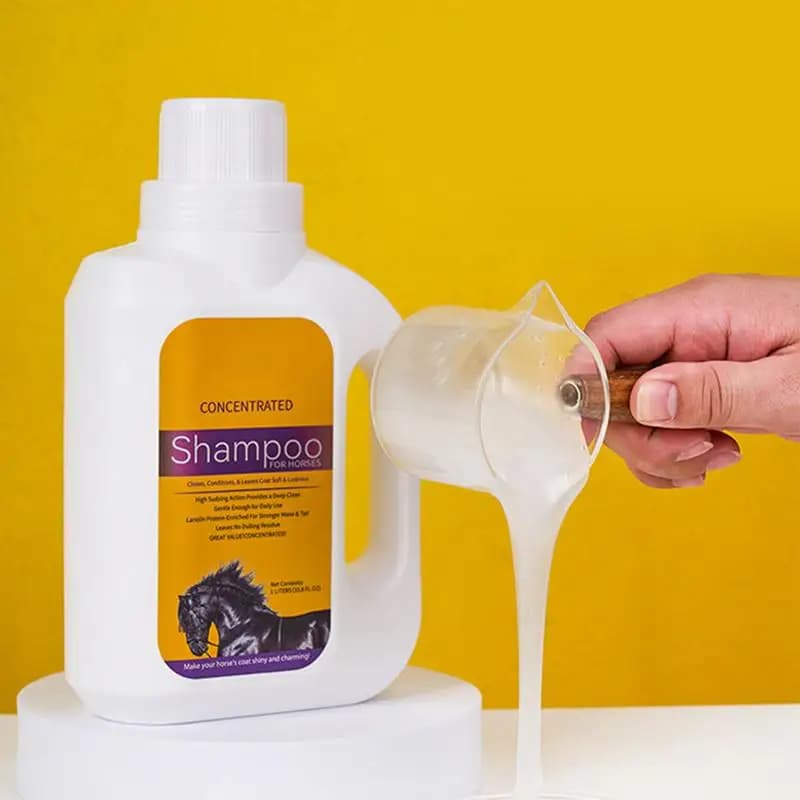 Shampoo Per Cavalli Cavallo Cappotto Detergente 1L Gel Doccia Lavaggio Del Corpo Bagno Forniture Per La Cura Dei Capelli Per Condizionare La Pelle Criniera Coda Cani