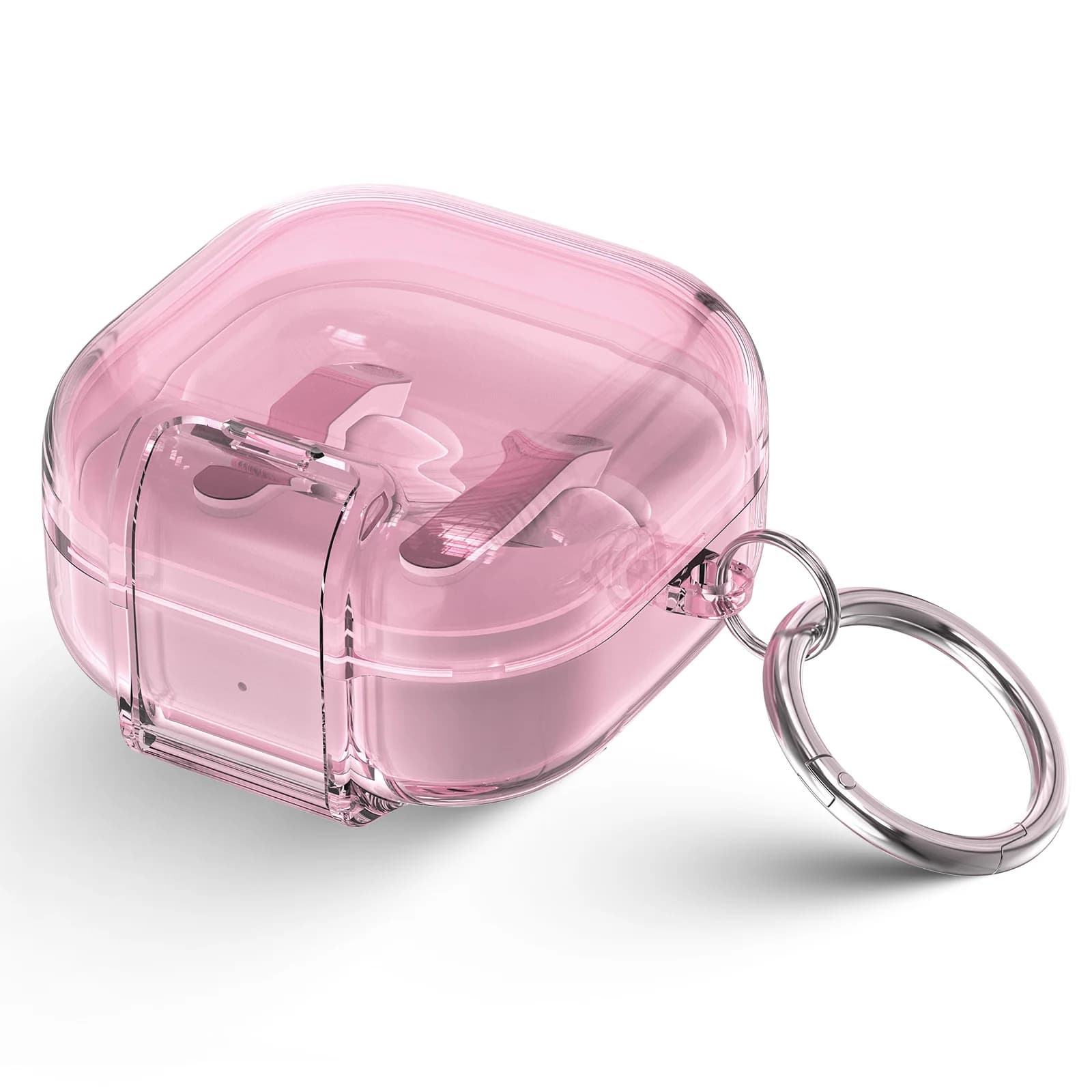 Custodia di Lusso Trasparente per Auricolari Samsung Galaxy Buds 4 Buds 4 Pro, Cover Protettiva Antiurto in PC per Auricolari Wireless Bluetooth