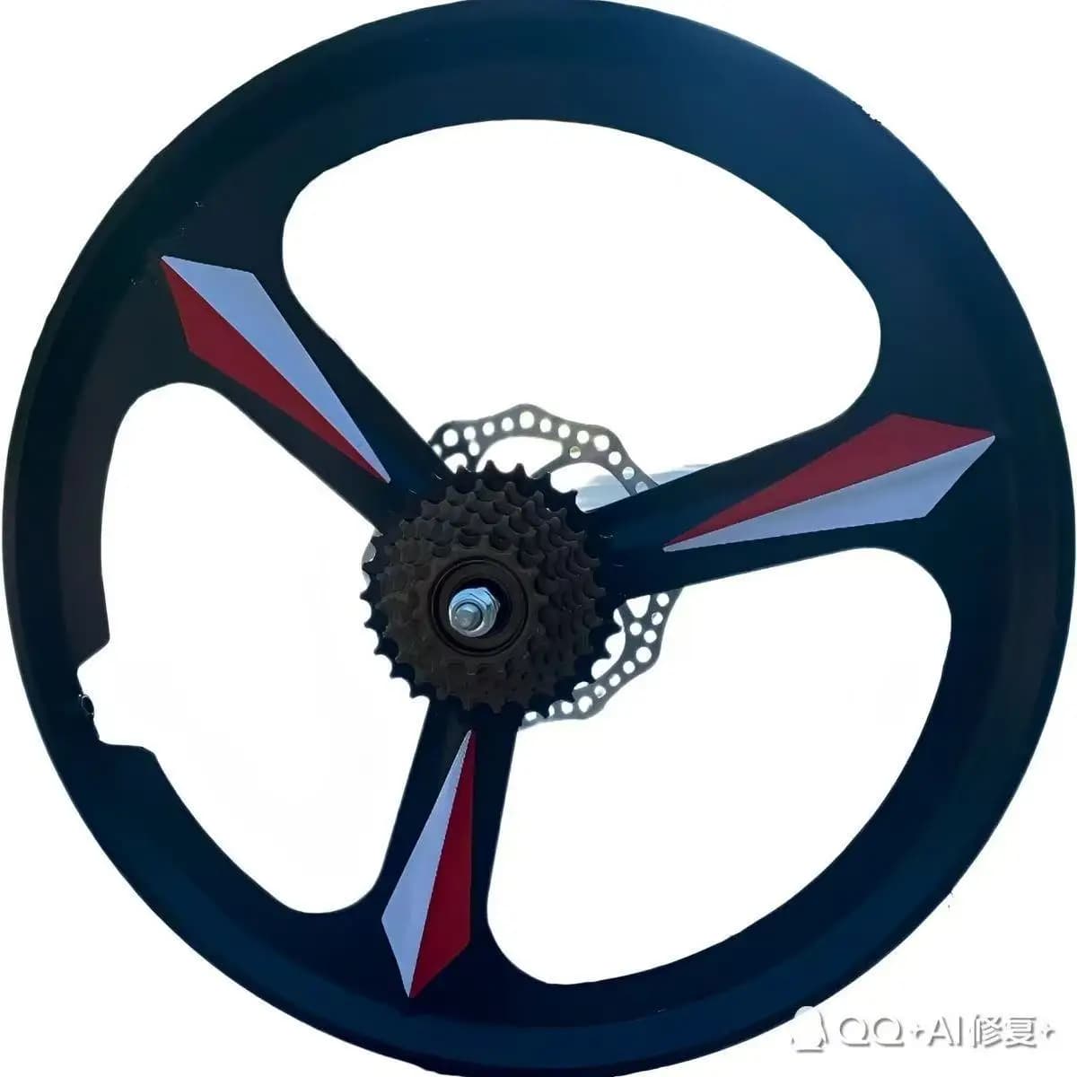 Mozzo ruota per bicicletta da 16/18/20/22 pollici Materiale in lega di alluminio e magnesio Freno a disco ruota integrato a tre lame