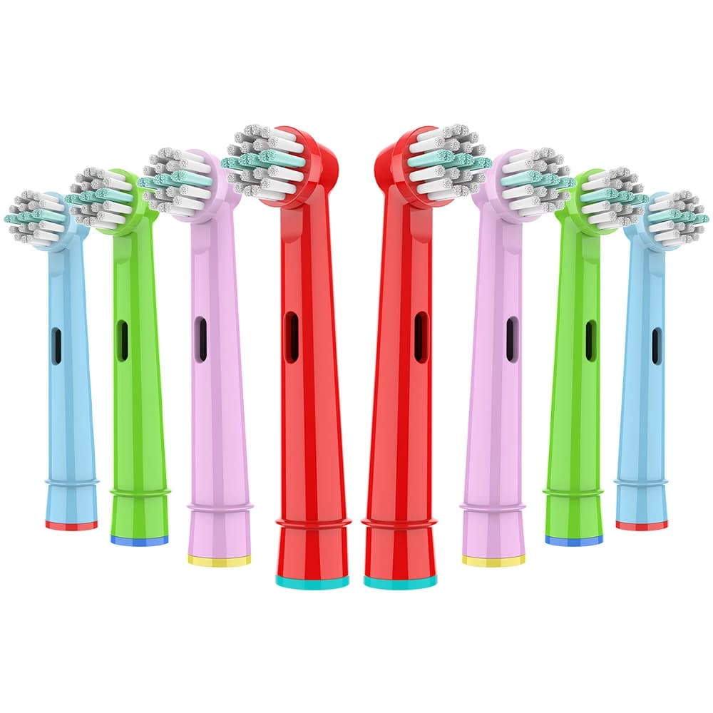 Pack of 4/8/12/20 rotating spare heads compatible with Oral B electric toothbrush, Pro 1000/1500 toothbrush heads