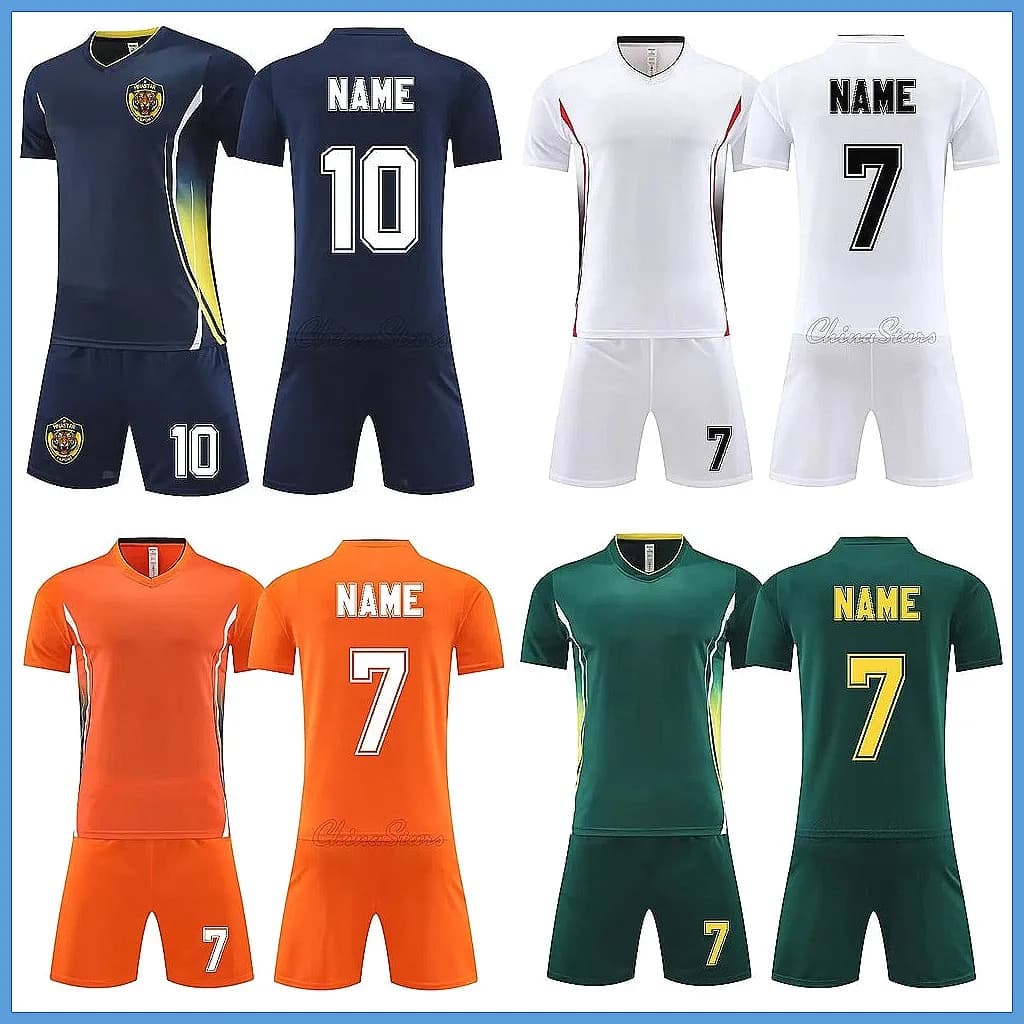 Maglie da calcio personalizzate all'ingrosso per uomo, ragazzo e bambino - Divise da calcio personalizzate, uniformi da calcio, abbigliamento sportivo da futsal, tute da allenamento per club e squadre - Traspiranti - Francia, Spagna, Argentina, Inghilterra, Brasile, Marocco, Belgio, Germania, Colombia, Senegal