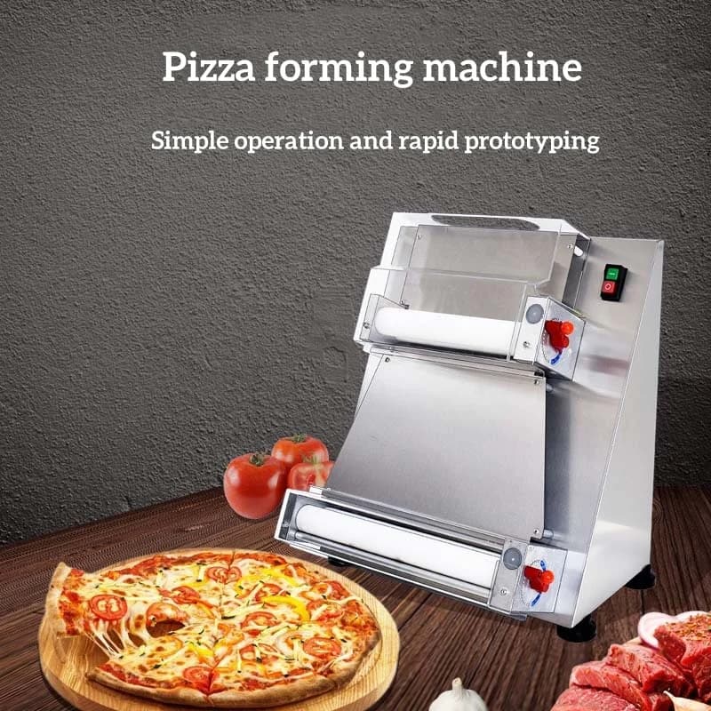 Macchina Elettrica per Stendere la Pasta, Impastatrice, Formatrice per Pizza, Macchina per Pasta per Negozi di Snack