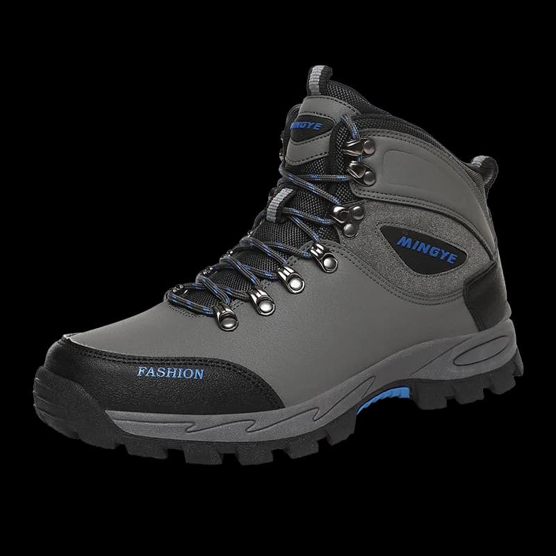 Scarpe da trekking da uomo Outdoor stringate con suola spessa scarpe sportive casual alte da uomo stivaletti traspiranti durevoli antiscivolo da uomo