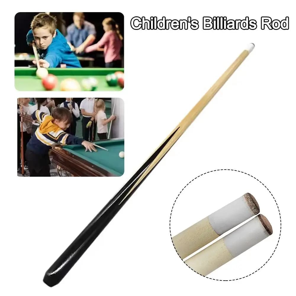 Stecca da Biliardo Professionale per Bambini da 50cm, Asta in Legno Duro per Tavolo da Biliardo, Gioco e Competizione