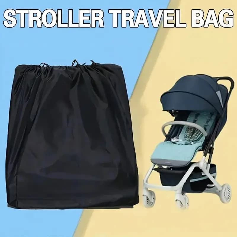 Borsa portaoggetti per passeggino in poliestere resistente da 1 pezzo, ideale per passeggini con ombrelli, compatibile con escursioni, accessori per passeggino