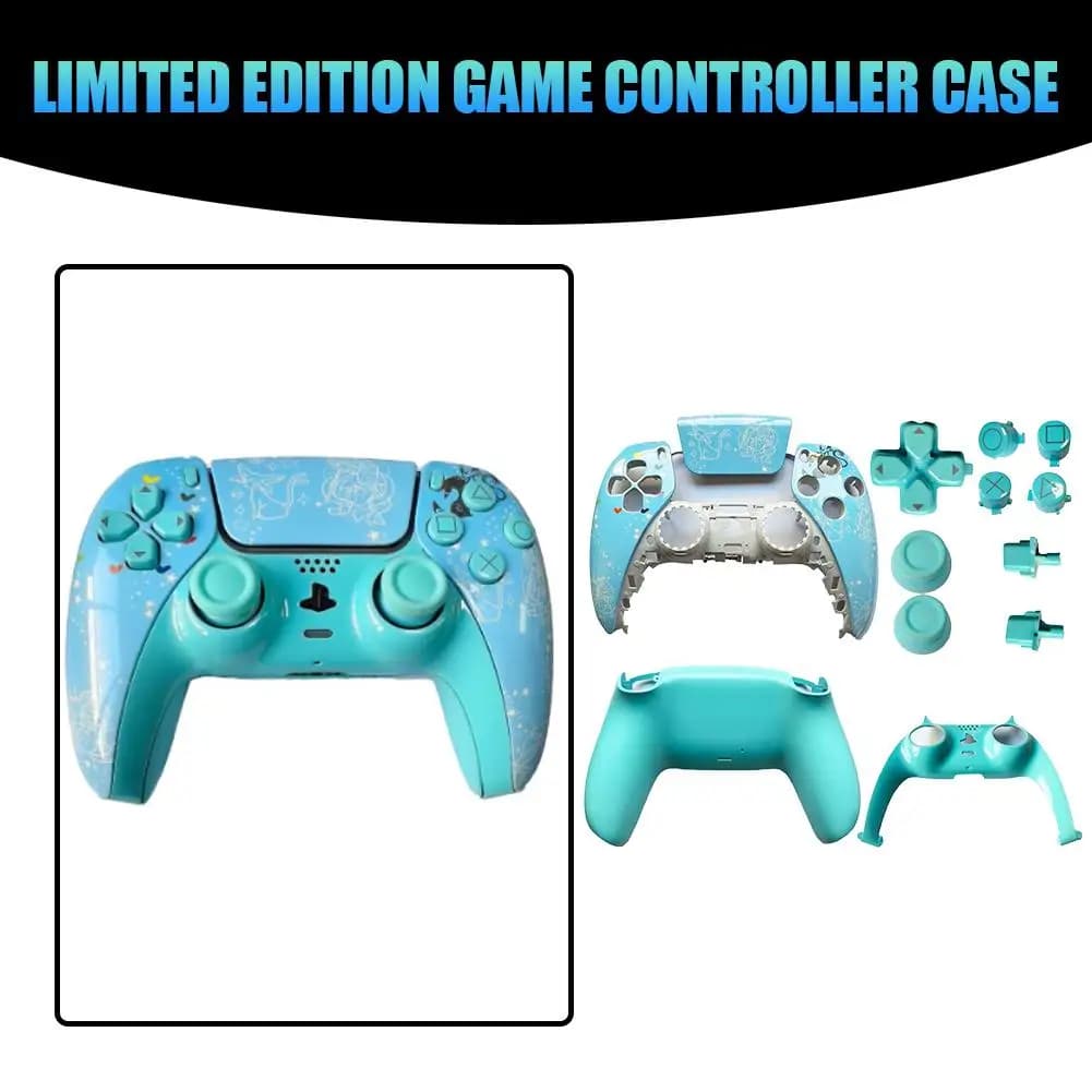 Kit guscio in edizione limitata per controller PS5 - Piastra frontale + touchpad + striscia di rivestimento, accessorio di riparazione sostitutivo per gamepad