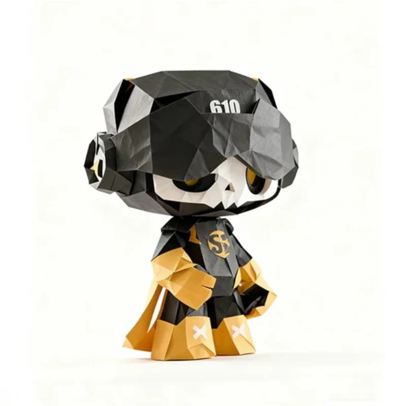 Mr.Bone JR SUPER BONE Skull Mask Series Anime Action Figures Modello da tavolo Collezione di decorazioni Giocattolo alla moda Regali personalizzati a sorpresa