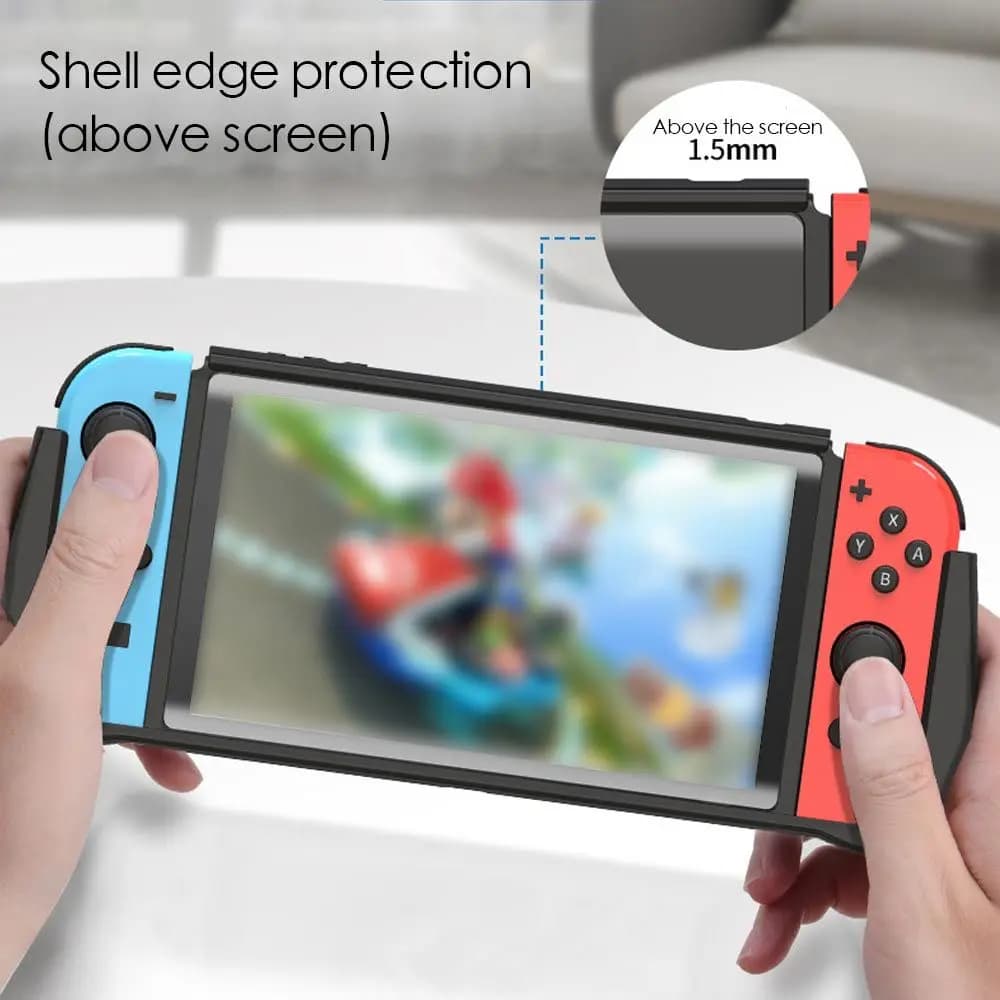 Custodia Protettiva in Silicone Morbido per Console di Gioco Nintendo Switch OLED - Accessori