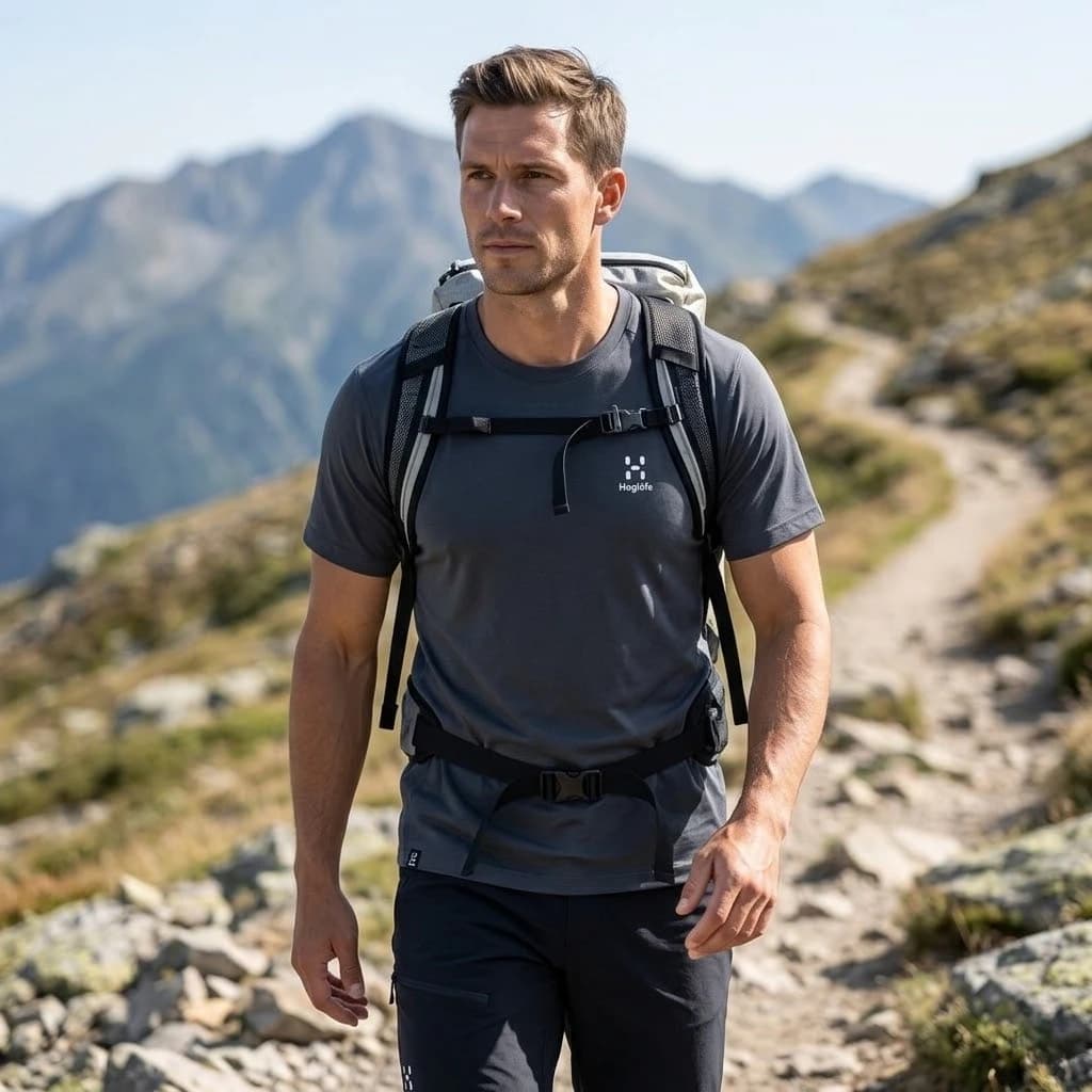 T-shirt da uomo a maniche corte ad asciugatura rapida, maglietta traspirante che assorbe il sudore, top sportivo per corsa e fitness all'aperto