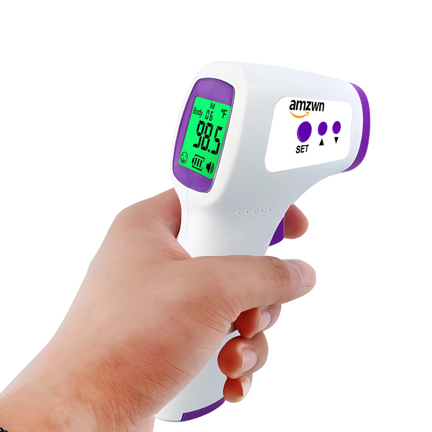 Termometro digitale a infrarossi per la fronte, misuratore di temperatura medico senza contatto