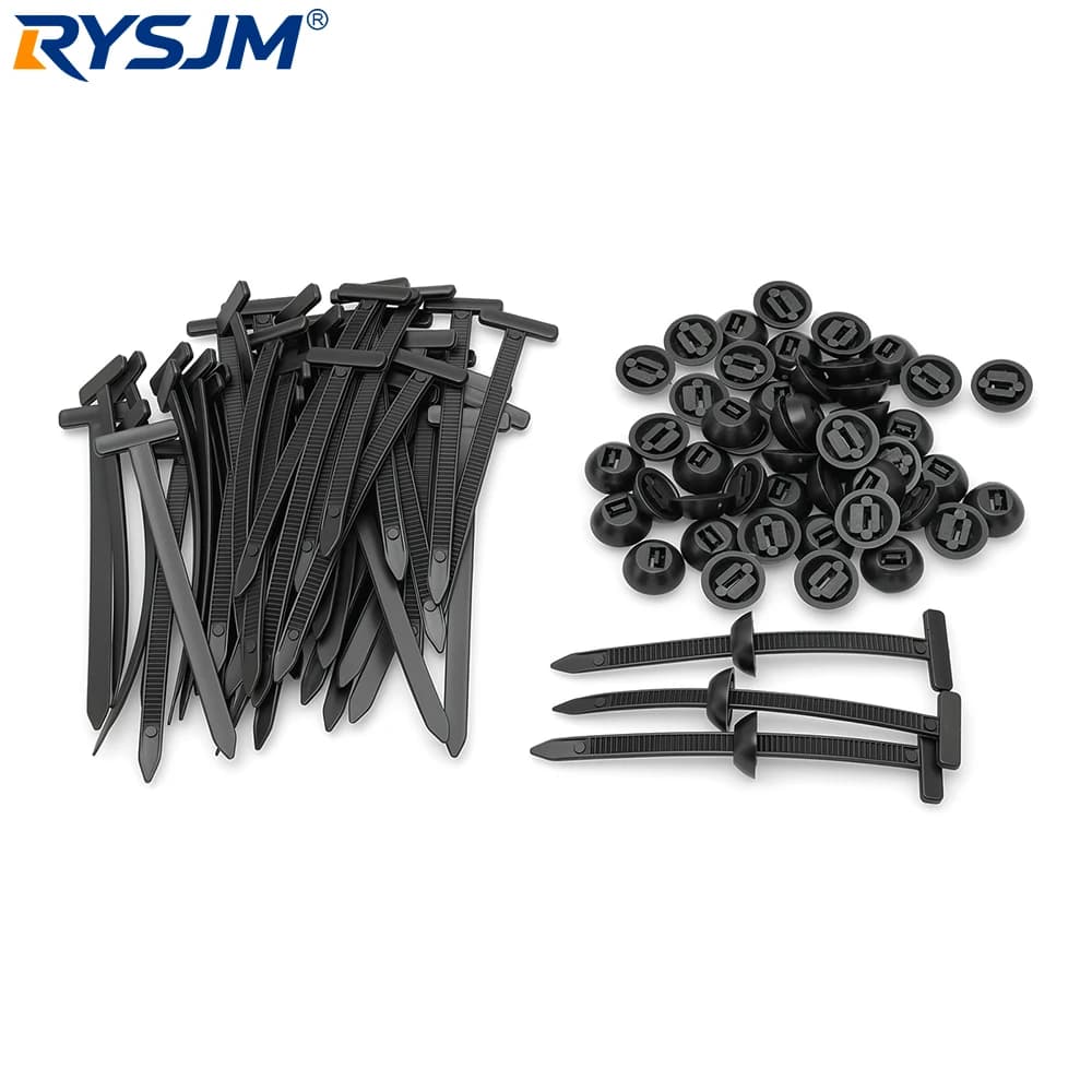 Universal Core Nail Cable Tie Buckle Car Fender Mudguard Inner Lining Trunk Fixed Fastener Clip Self-Locking Zip Ties Fastener