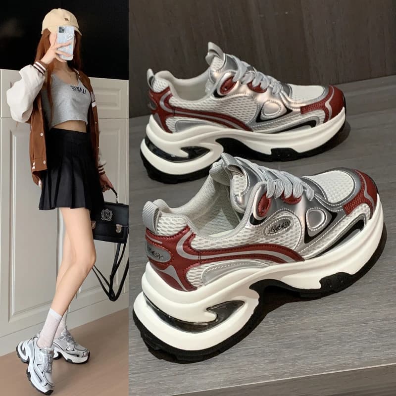 Four Seasons Fashion Casual Women's Shoes Thick soled Shoes