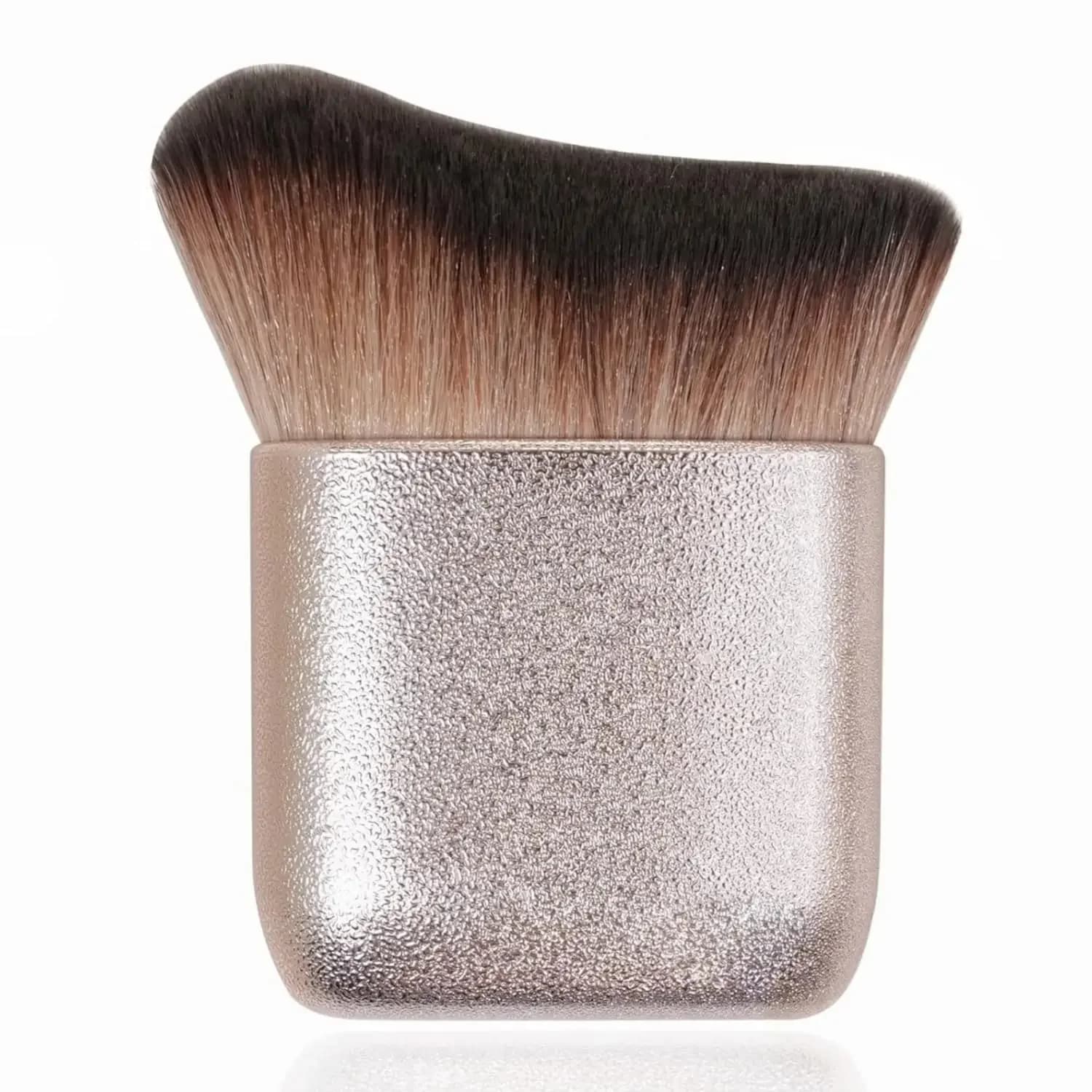 Pennello Kabuki per Autoabbronzante Liscio, Applicazione Trucco Viso e Corpo, Strumento per Abbronzatura a Copertura Totale
