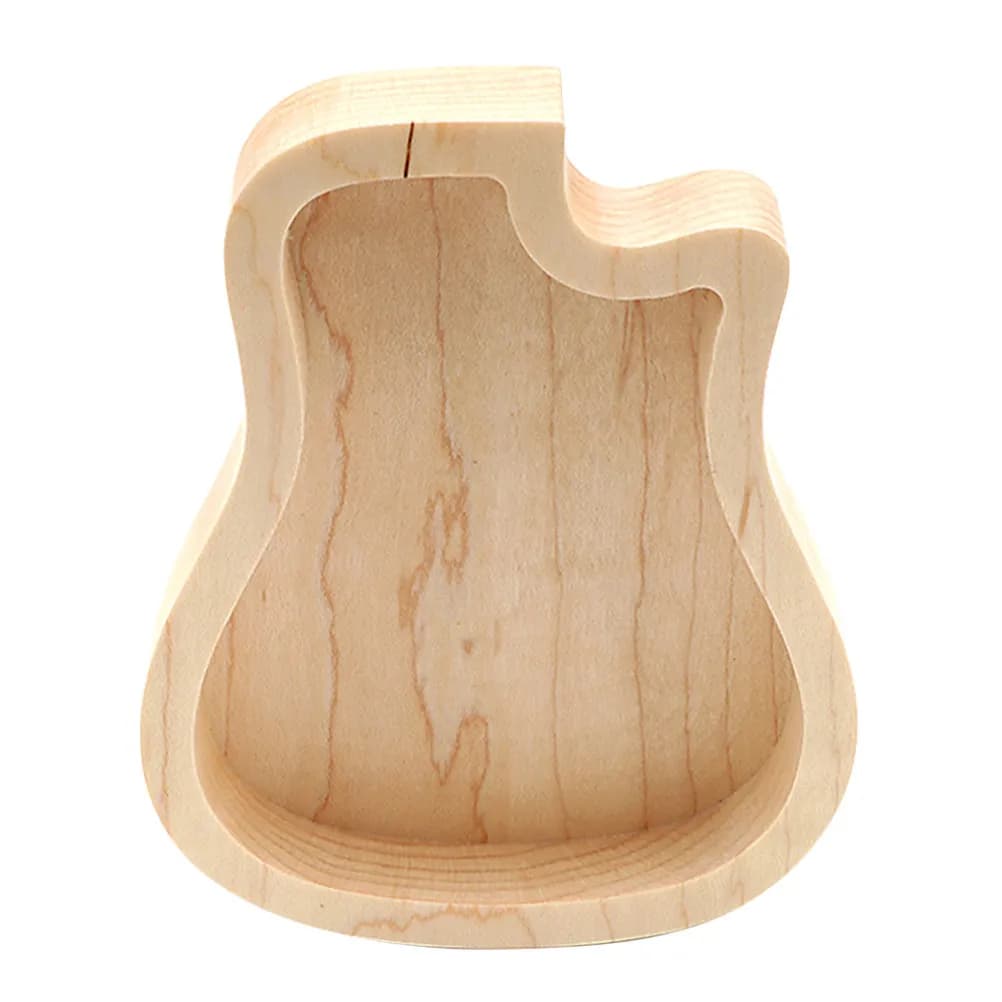 Custodia per plettri da chitarra in legno, design professionale, leggera, protezione sicura per i plettri, ideale come organizer sostitutivo per plettri rotti o usurati
