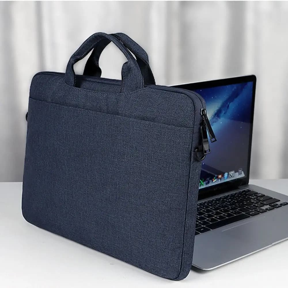 Custodia per laptop resistente all'acqua Borsa per laptop dal design compatto da 15,6 pollici Valigetta Custodia protettiva imbottita leggera per notebook