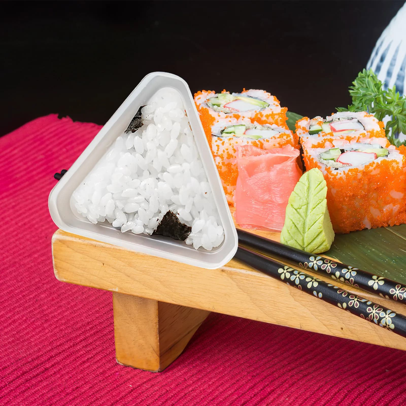 20 Pezzi Stampo per Onigiri a Triangolo, Stampo per Sushi per Cucina Fai da Te, Facile da Sgusciare, Antiaderente, Utensile da Cucina Giapponese per Riso