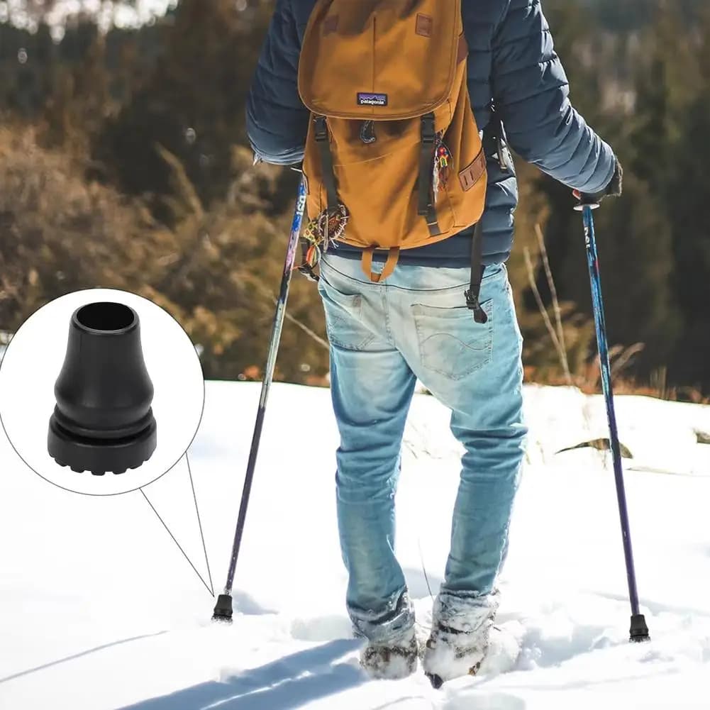 4 Pieces Protective Hoods for Stroller Sticks, Trekking Sticks and Mountaineers M7J3