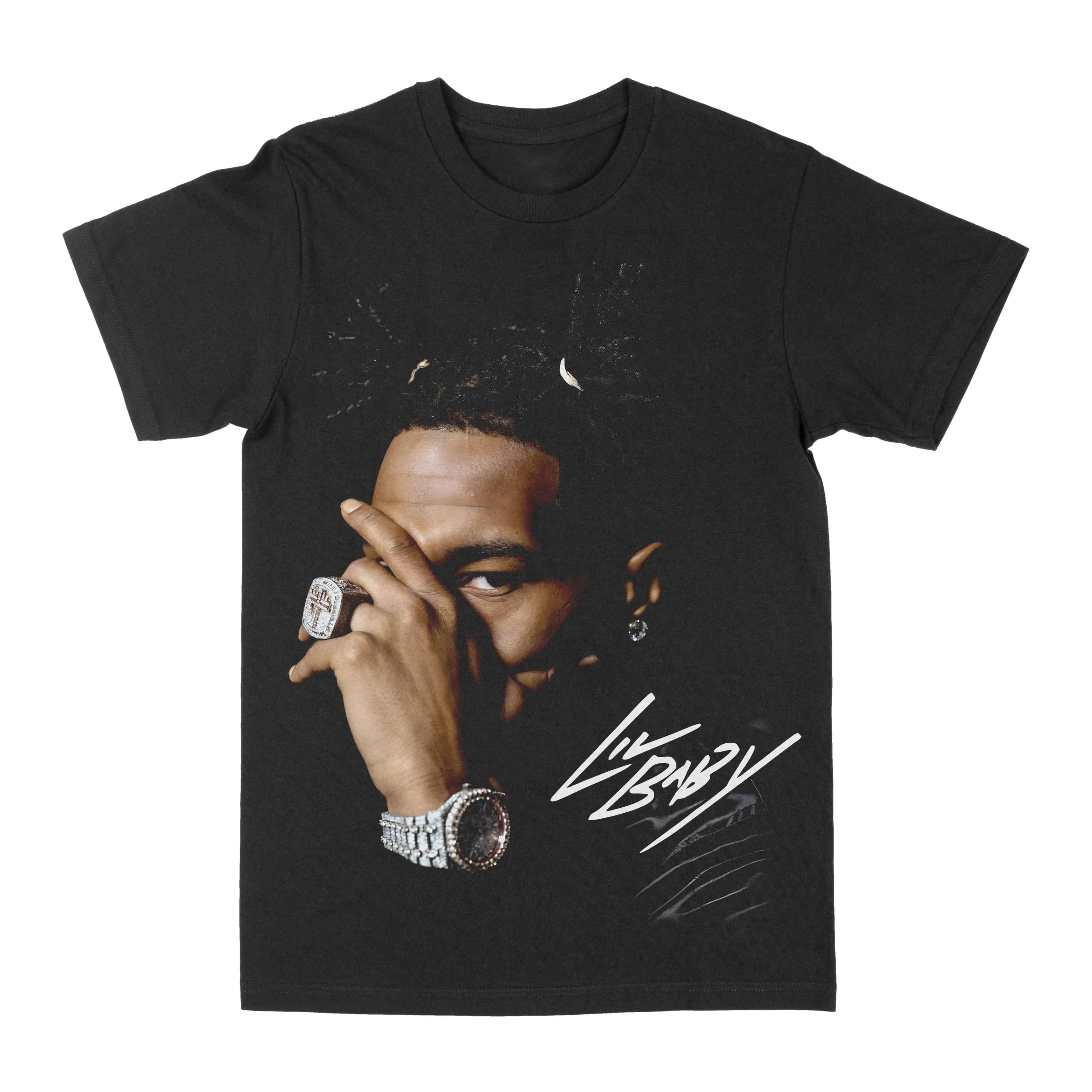 Lil Baby T-shirt estiva da uomo T-shirt grafiche Top Abbigliamento uomo T-shirt da uomo in cotone Nuove camicie e t-shirt Y2K Oversize High