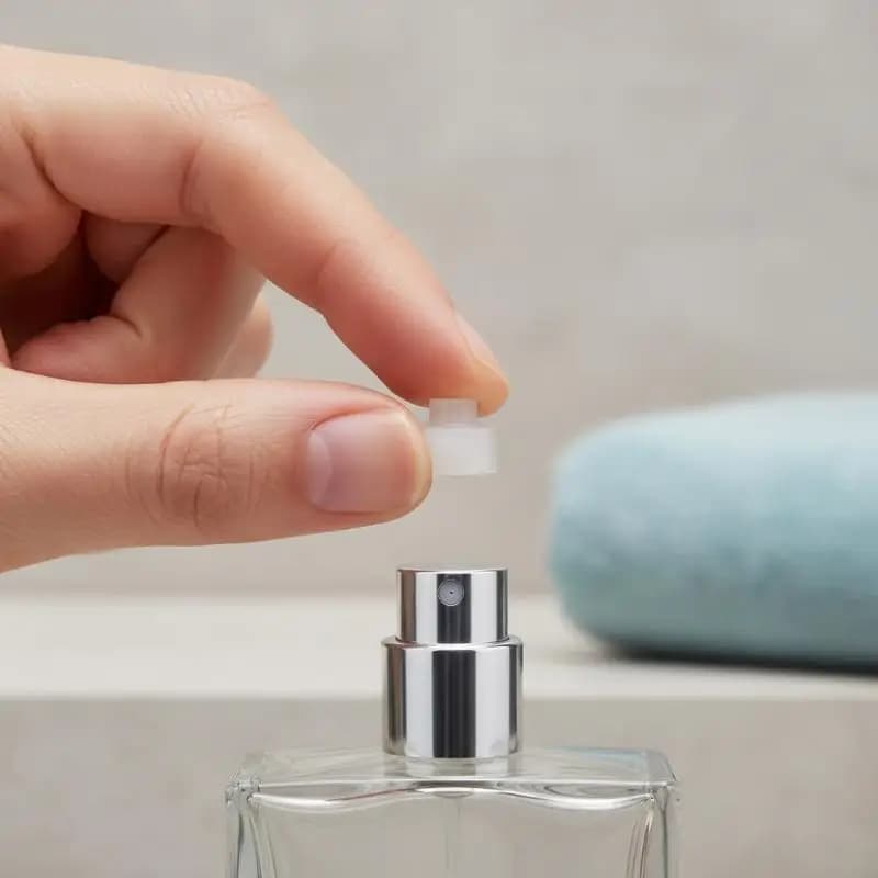 Perfume Refill Dispensing Tool 2Pcs Horn Mouth Nozzle Adapter Connector Leak-free Portable for Travel Perfume Transfer