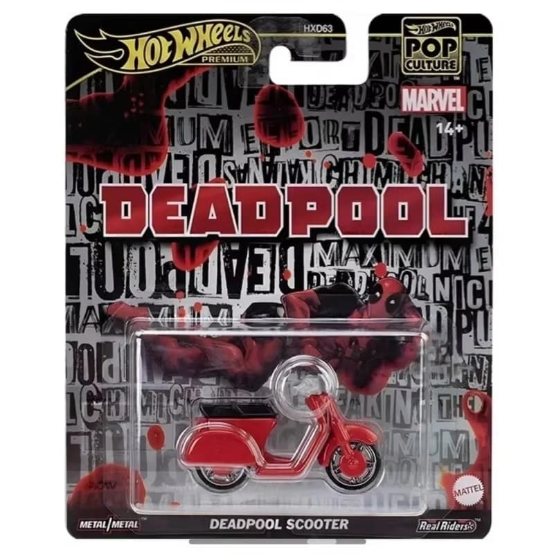 [Hotwheels] Disponibile Modellino Auto in Metallo Premium Hxd63 Serie Pop Culture Deadpool Master Of The Universe Sorpresa