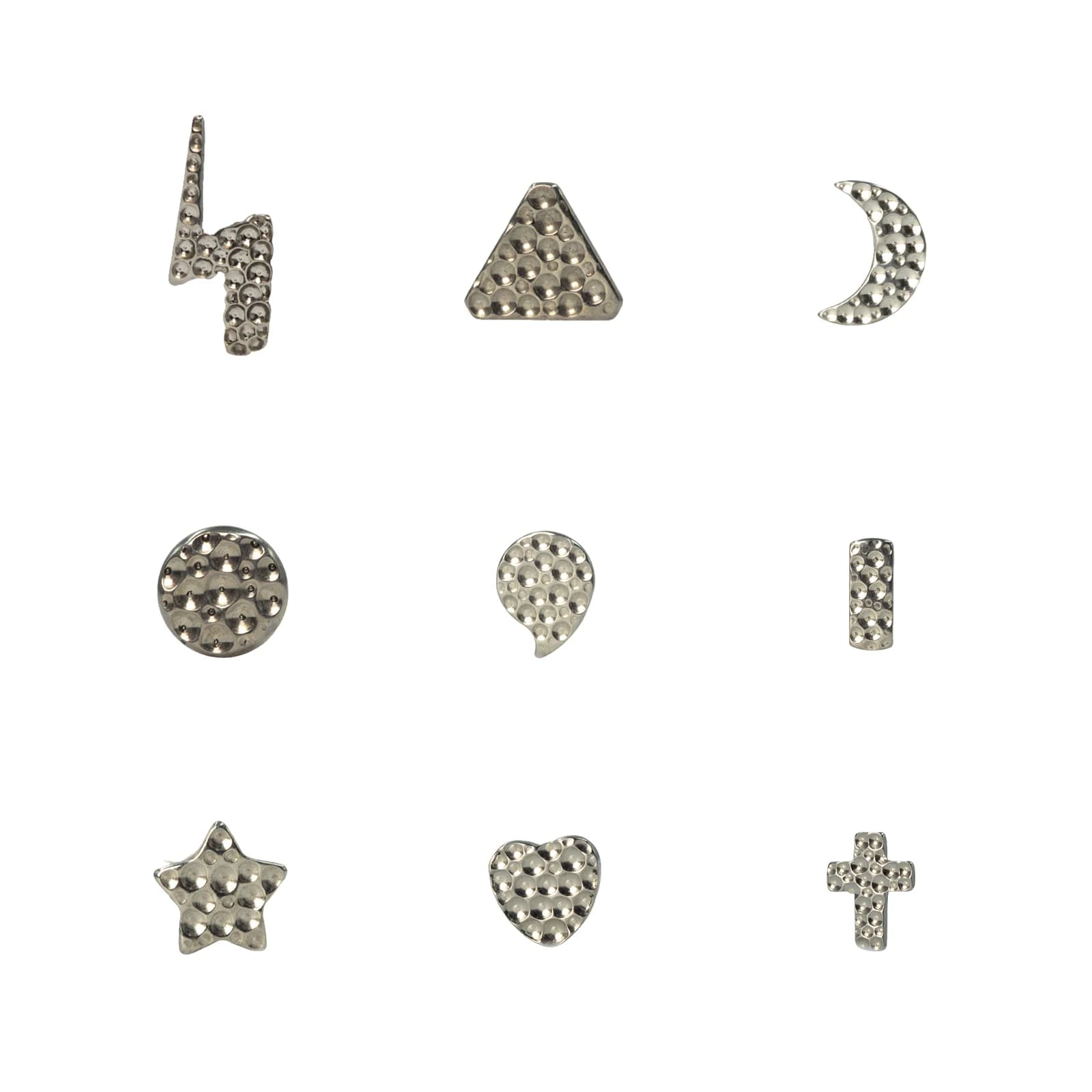 16G grado di impianto titanio ASTM F136 Labret anello orecchino naso Tragus elica cartilagine Piercing gioielli vite filettata interna