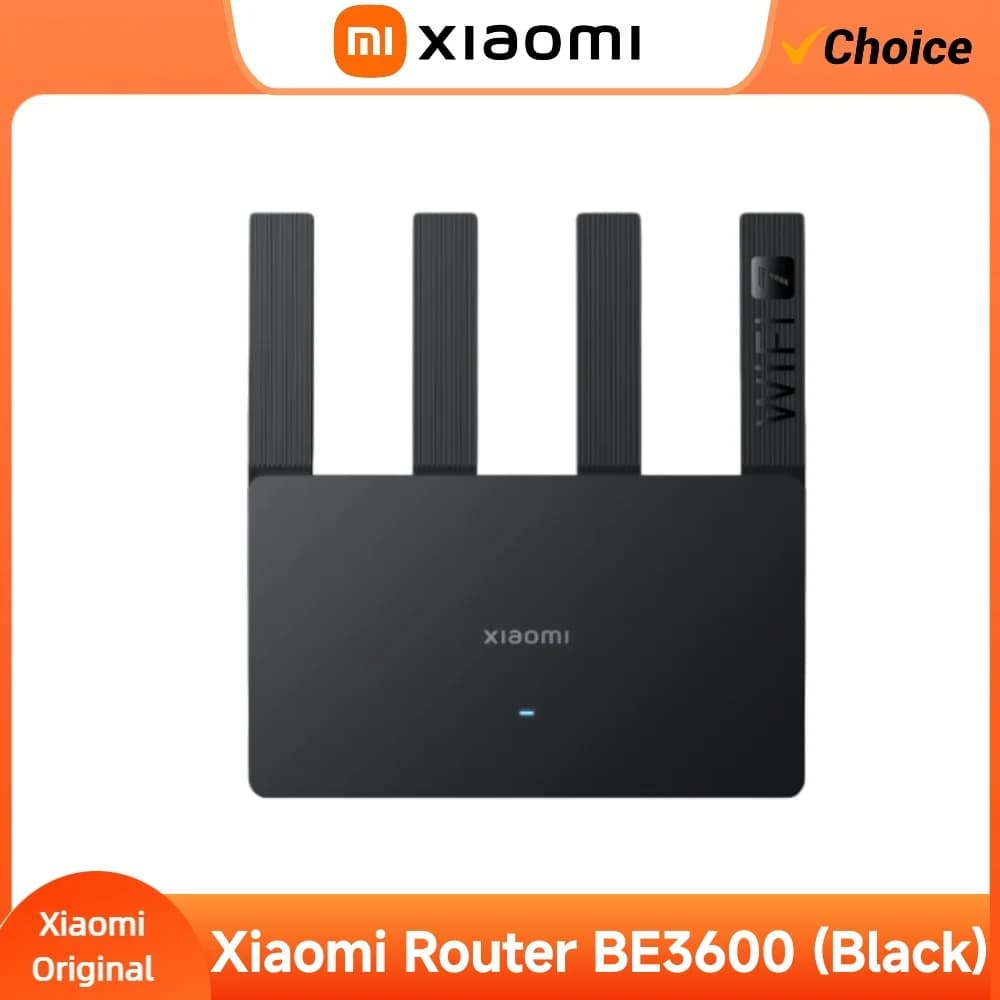Router WiFi 7 Xiaomi BE3600 Dual Band 2.4/5GHz 3570Mbps con Accelerazione Gaming Mesh, Porta Ethernet 2.5G e Ripetitore Extender 160MHz