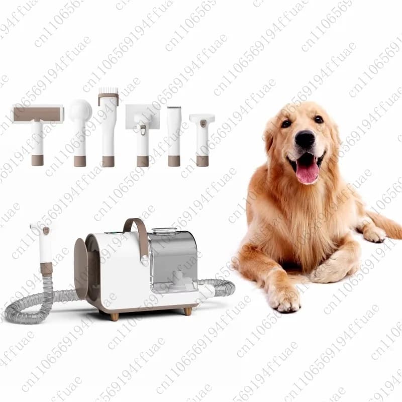 Aspirapolvere silenzioso, peli di cani, tagliacapelli per gatti, strumento spazzola, set per toelettatura animali domestici, aspirapolvere