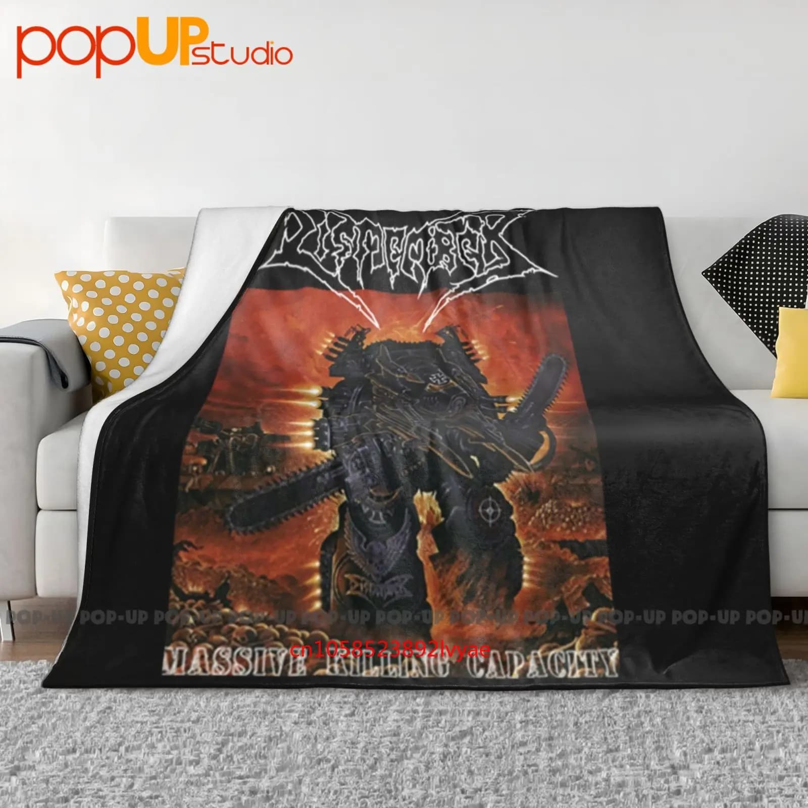 Dismember Massive Killing Capacity Coperta ultra morbida Trapunta Copridivano invernale Copriletto
