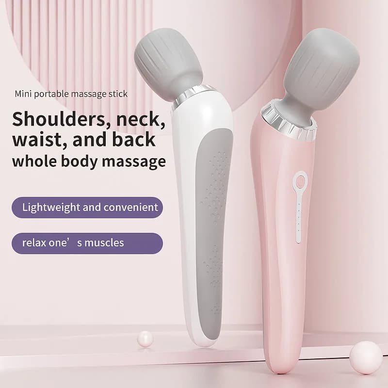 Mini Portable Massage Lightweight Powerful with High Frequency Vibration, Wireless Back Massage Gun