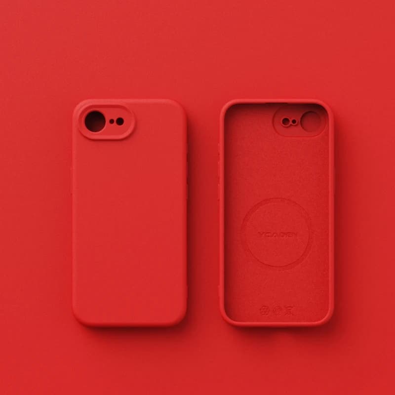 Magnetic Wireless Charging Soft Liquid Silicone Case For iPhone 16e 16 Pro Max 15 14 17, Magsafe Fleece Camera Protection Cover