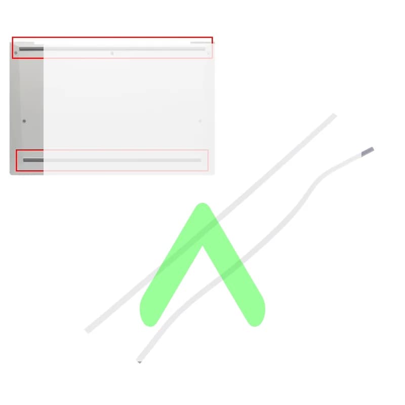 Offerta imperdibile! Striscia in gomma per laptop 1 pezzo per Elitebook 830 735 G7 G8, piedini antiscivolo fai da te per il fondo, accessori per laptop