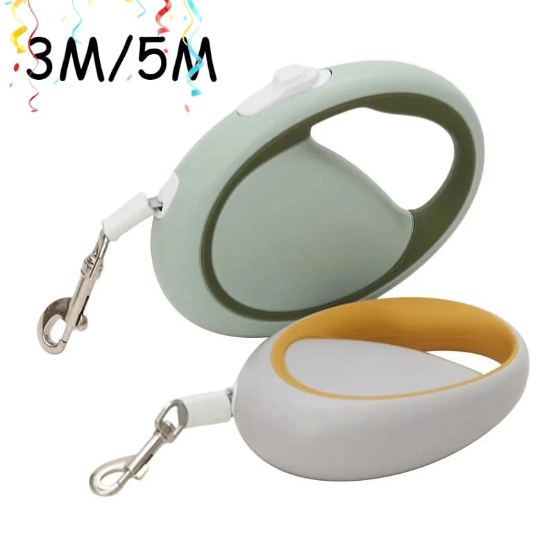 Guinzaglio per cani 3M/5M Catena per cani retrattile automatica Guinzaglio da passeggio per cani di taglia media e piccola Cucciolo Teddy Bigbear Pet out speciale