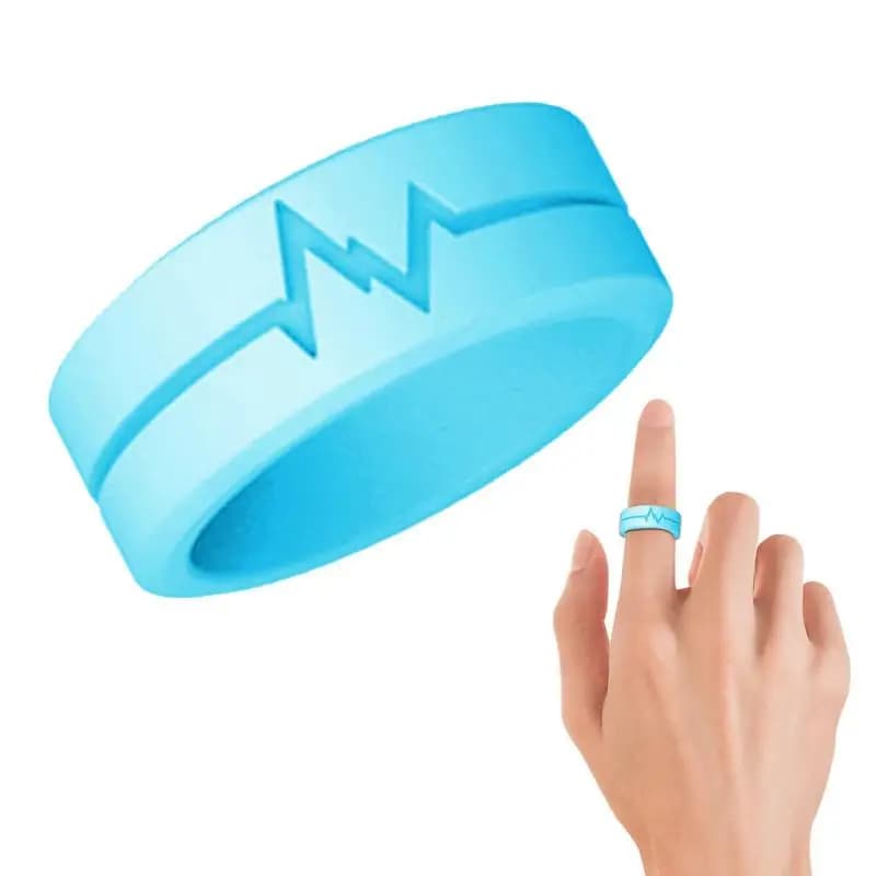 Anelli luminosi morbidi in silicone per adulti Uomini e donne Lampada di sopravvivenza all'aperto Anello luminoso Anelli luminosi per feste notturne